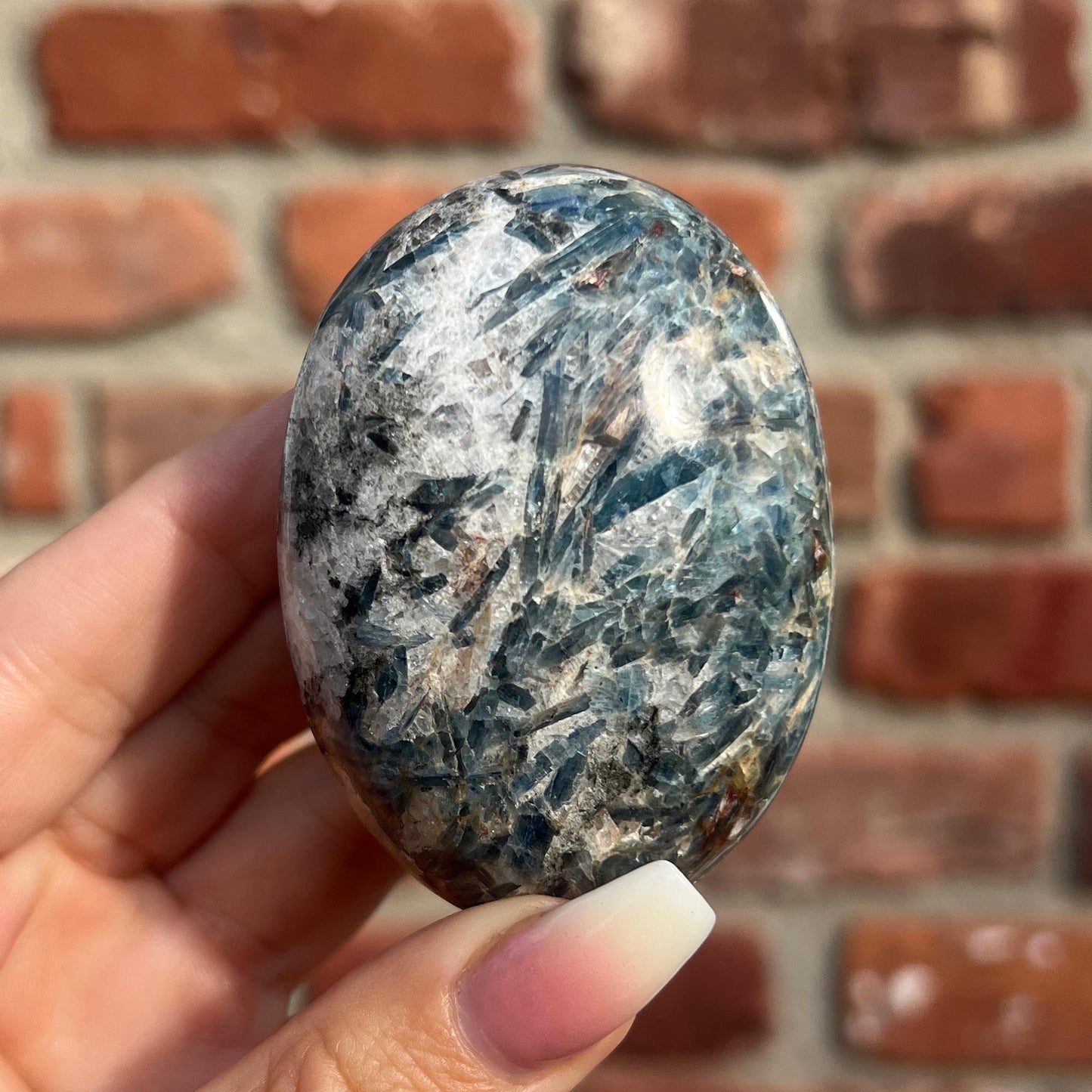 Blue Kyanite Palm Stone