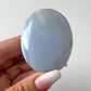 Blue Lace Agate Palm Stone