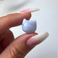 Blue Lace Agate Kitty Face Mini Carving