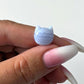 Blue Lace Agate Kitty Face Mini Carving