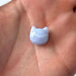 Blue Lace Agate Kitty Face Mini Carving