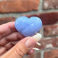 Blue Lace Agate Heart