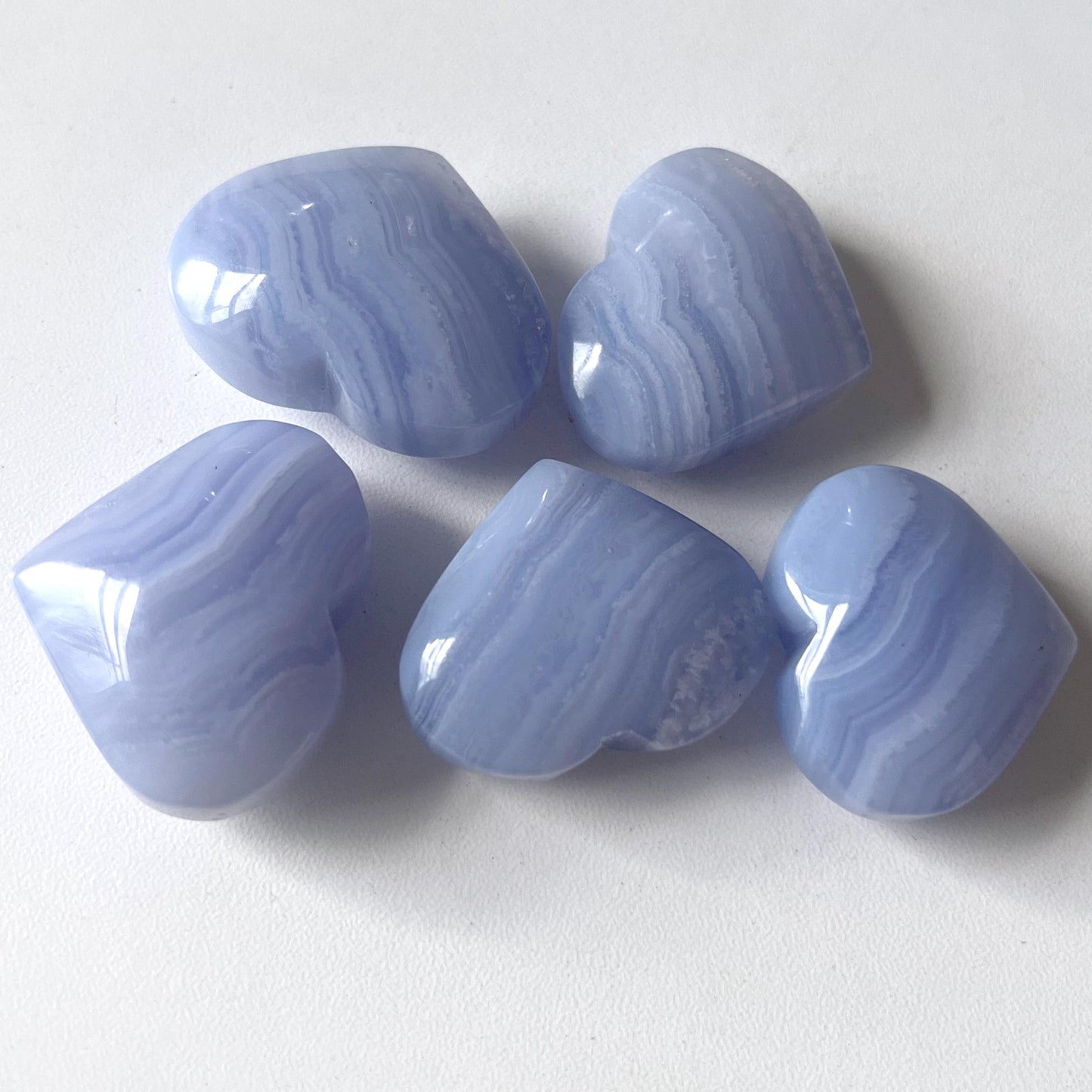 Blue Lace Agate Heart