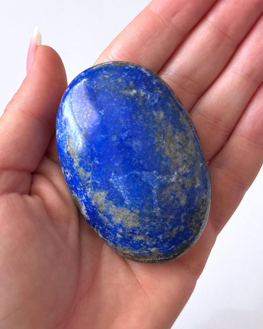 Blue Lapis Lazuli Palm Stone