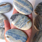 Blue Scheelite Palm Stone