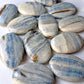 Blue Scheelite Palm Stone