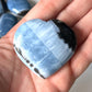 Blue Opal Moss Agate Heart Carving