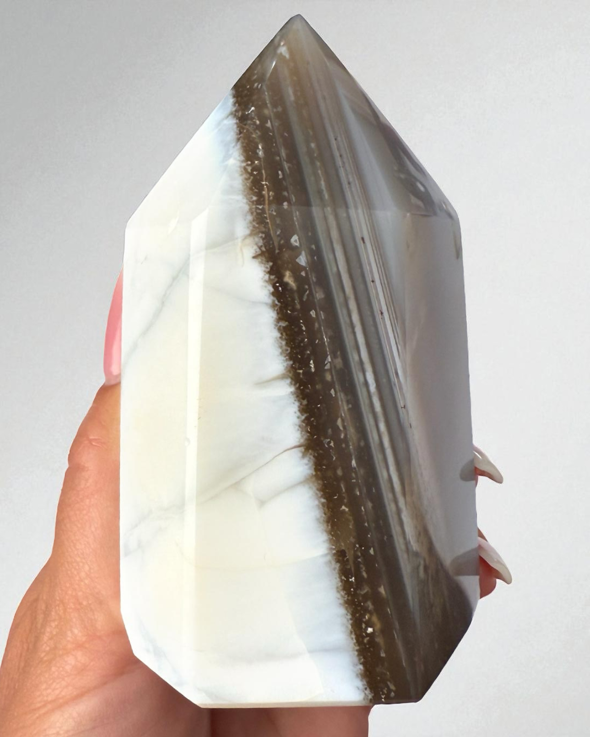 Brazilian Opal Agate Tower