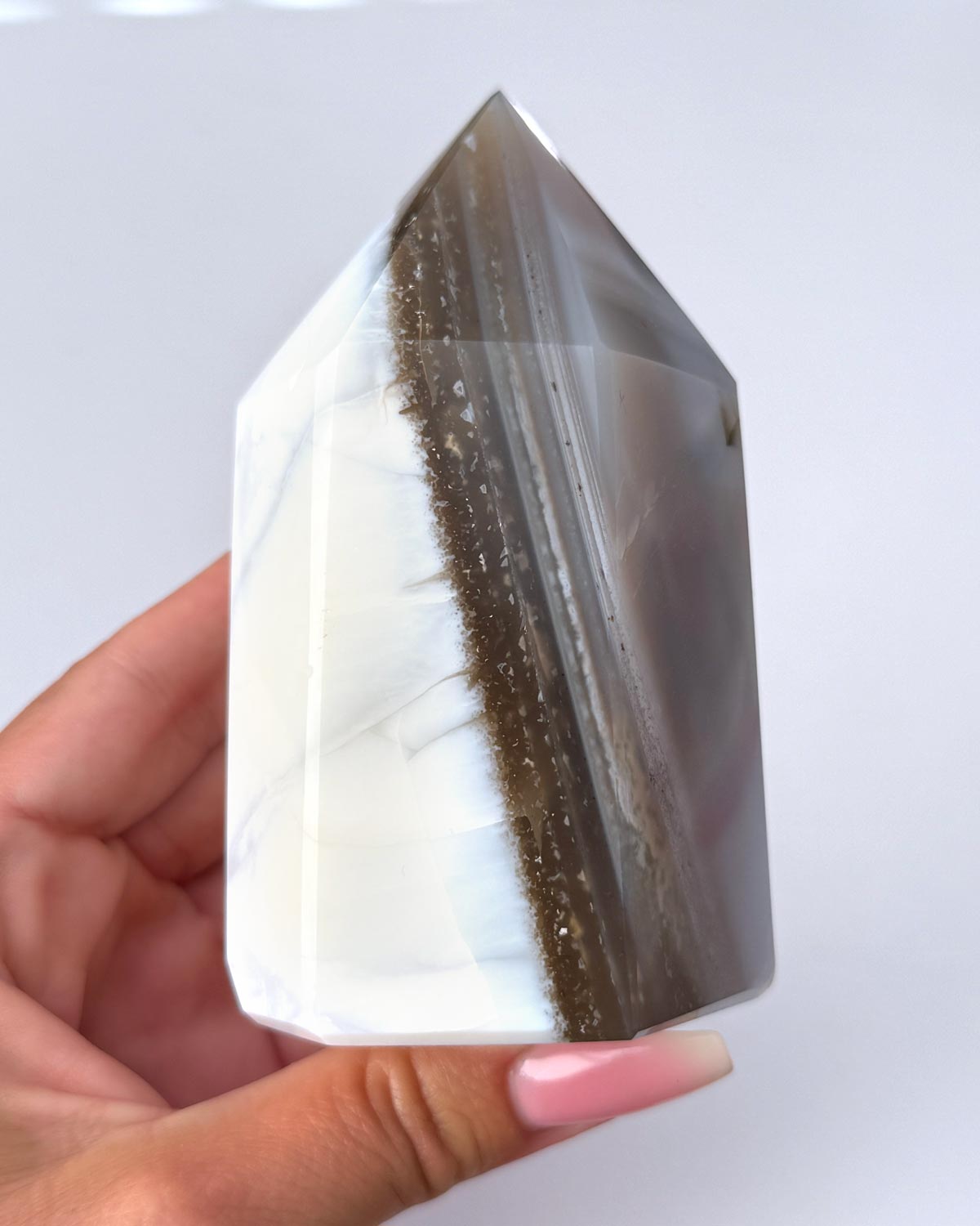 Brazilian Opal Agate Tower