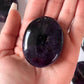 Dark Purple Amethyst Palm Stone