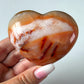 Carnelian Heart on Stand