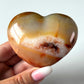 Carnelian Heart on Stand