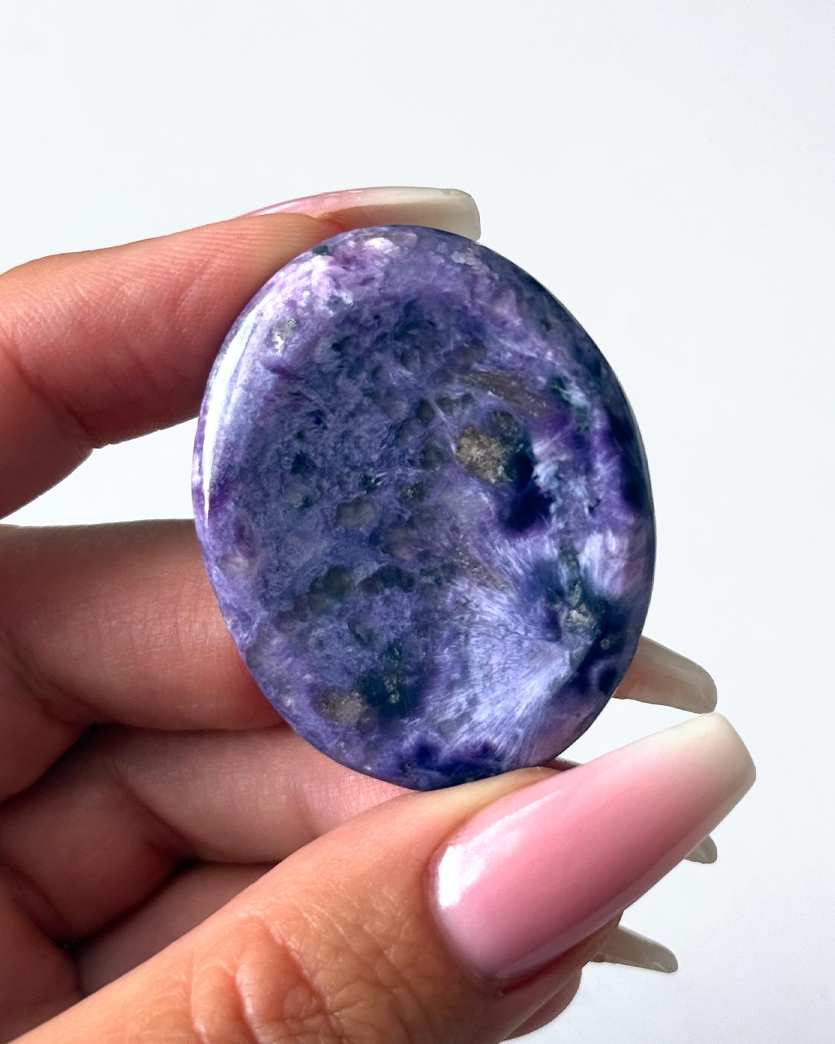 Charoite Worry Stone