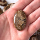Chocolate Calcite Small Palm Stone