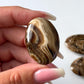 Chocolate Calcite Small Palm Stone