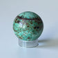 Chrysocolla with Hematite Sphere 47mm