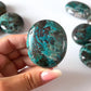 Chrysocolla Palm Stone