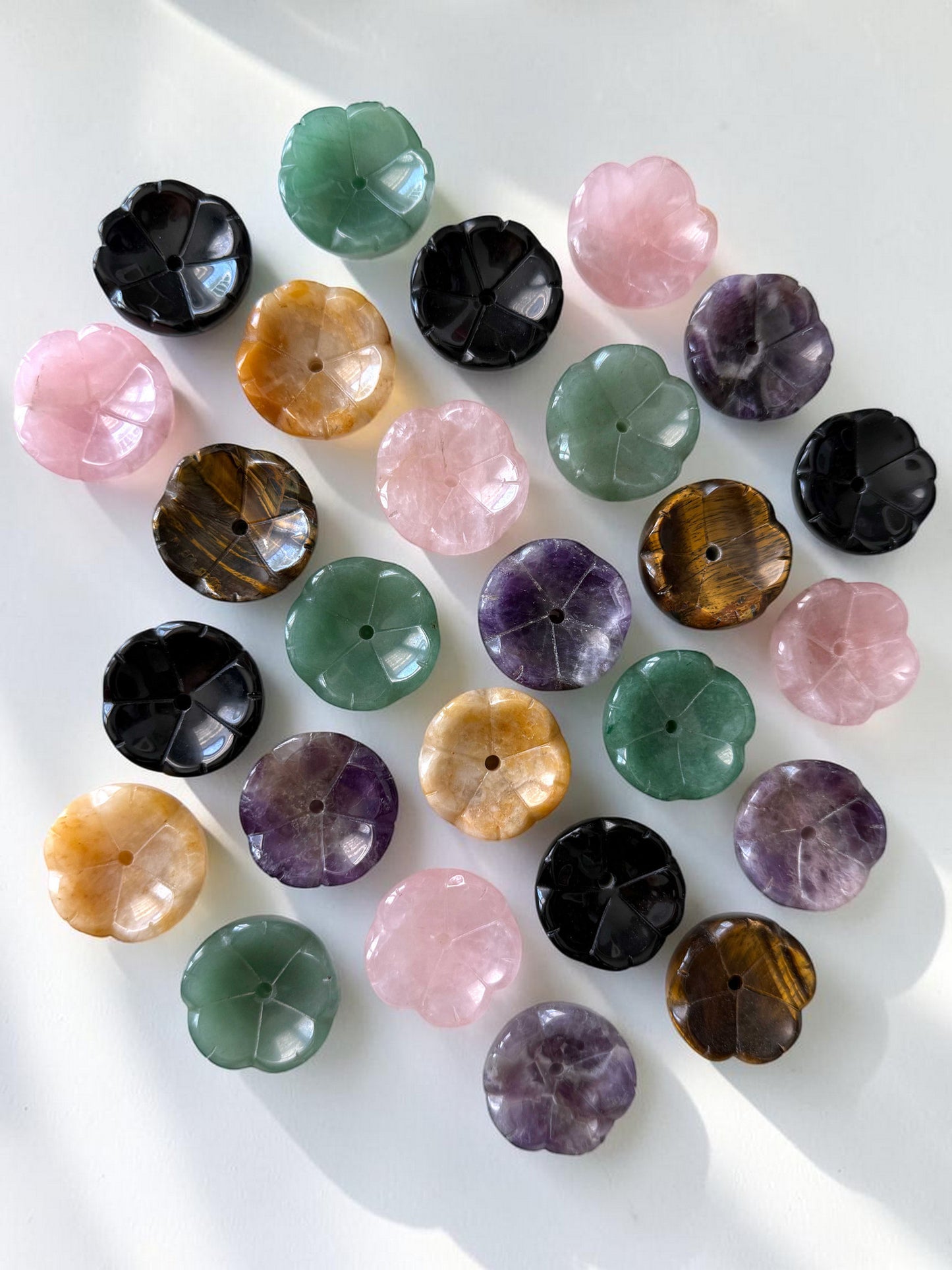 Crystal Flower Incense Holder