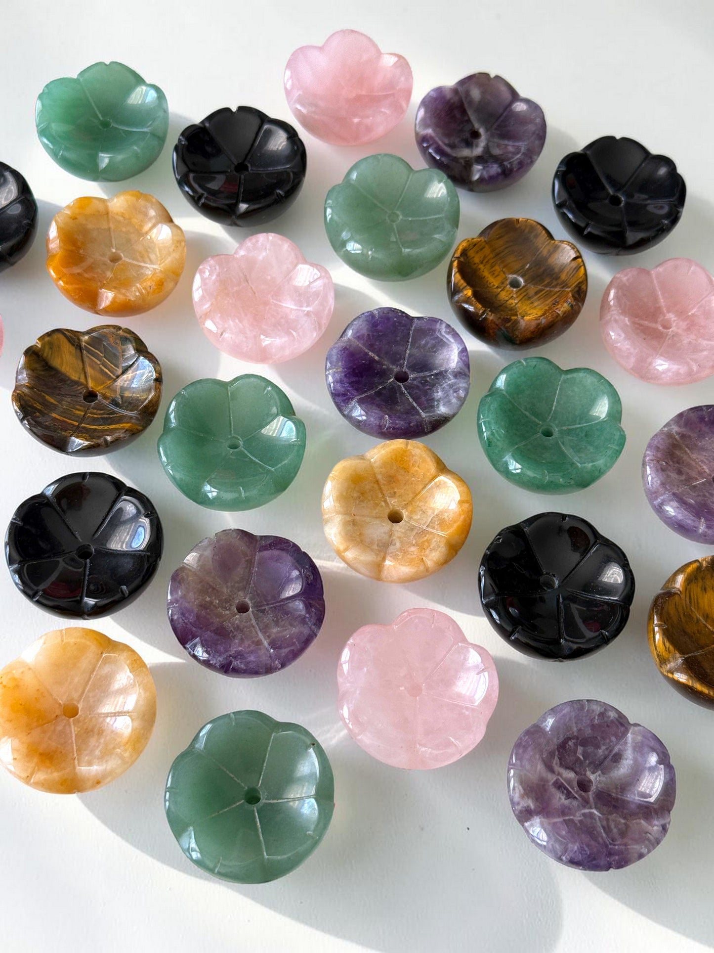 Crystal Flower Incense Holder