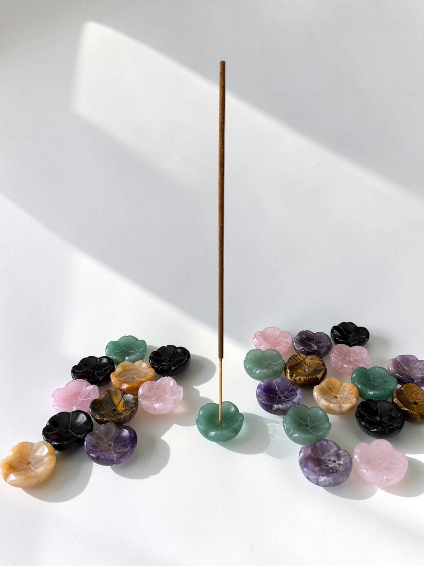Crystal Flower Incense Holder