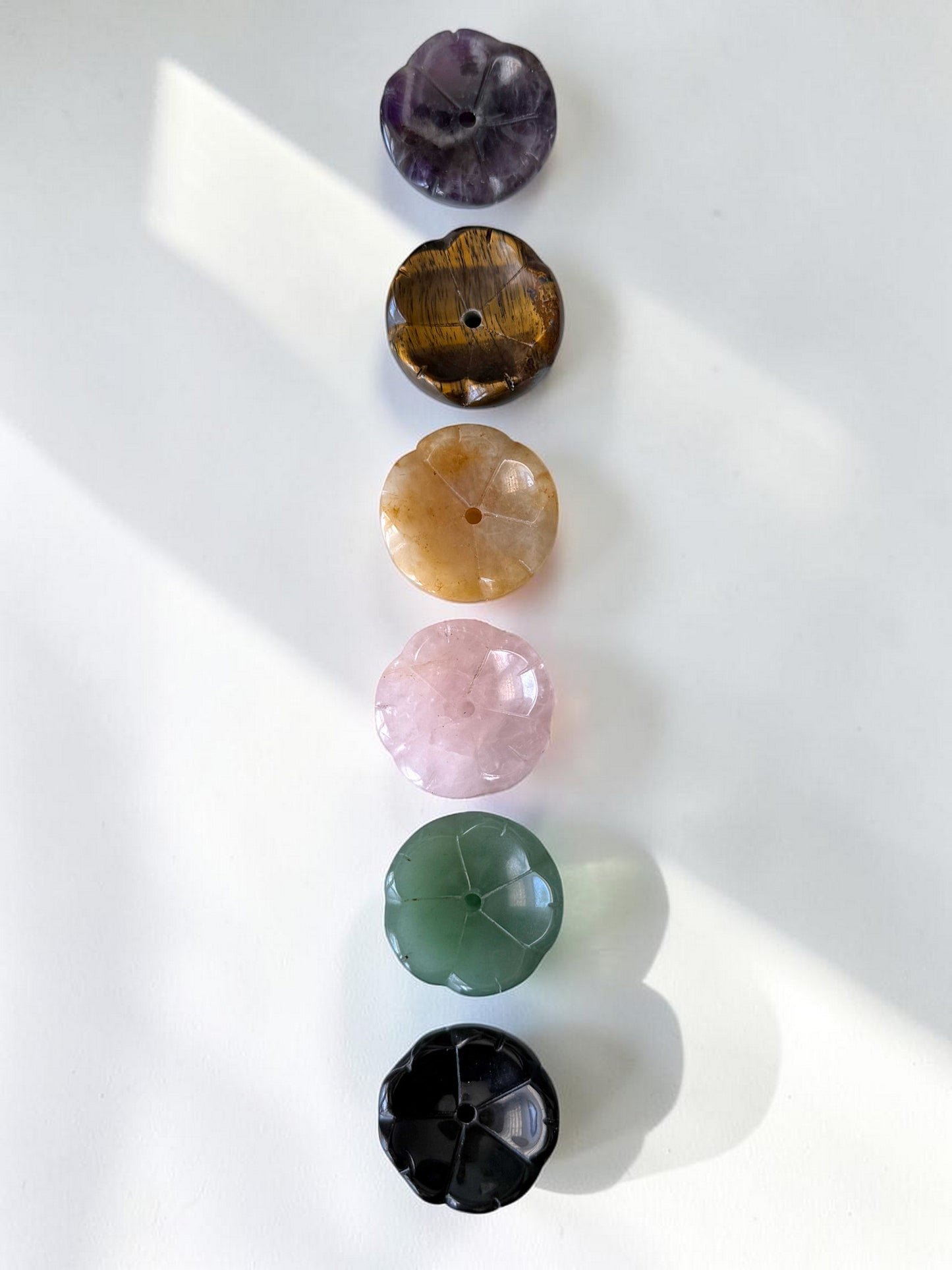 Crystal Flower Incense Holder