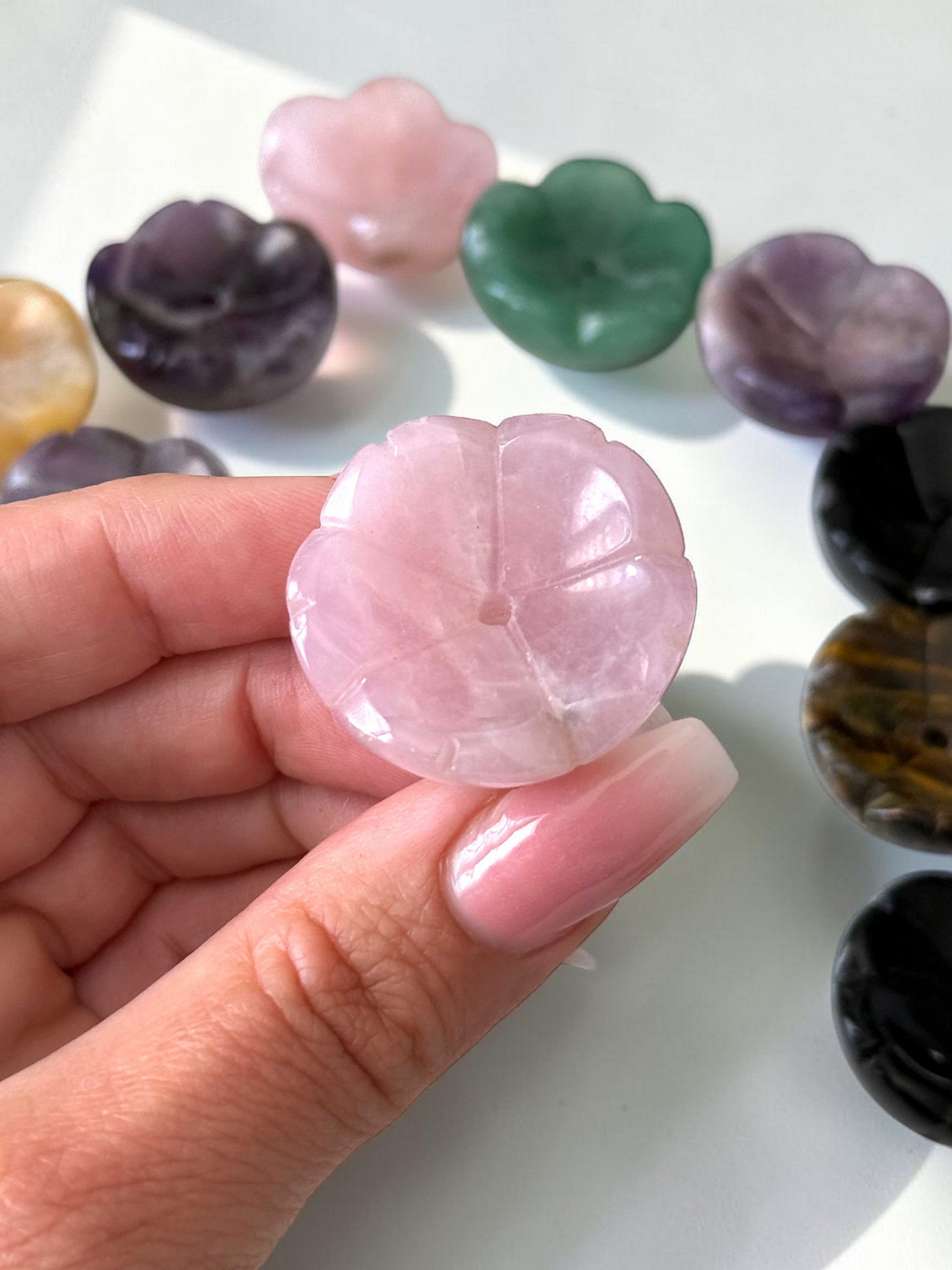 Crystal Flower Incense Holder