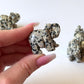 Dalmatian Jasper Elephant Carving