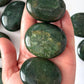 Dark Green Aventurine Palm Stone