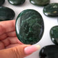 Dark Green Aventurine Palm Stone