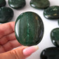 Dark Green Aventurine Palm Stone
