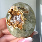 Druzy Prehnite Palm Stone