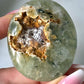 Druzy Prehnite Palm Stone