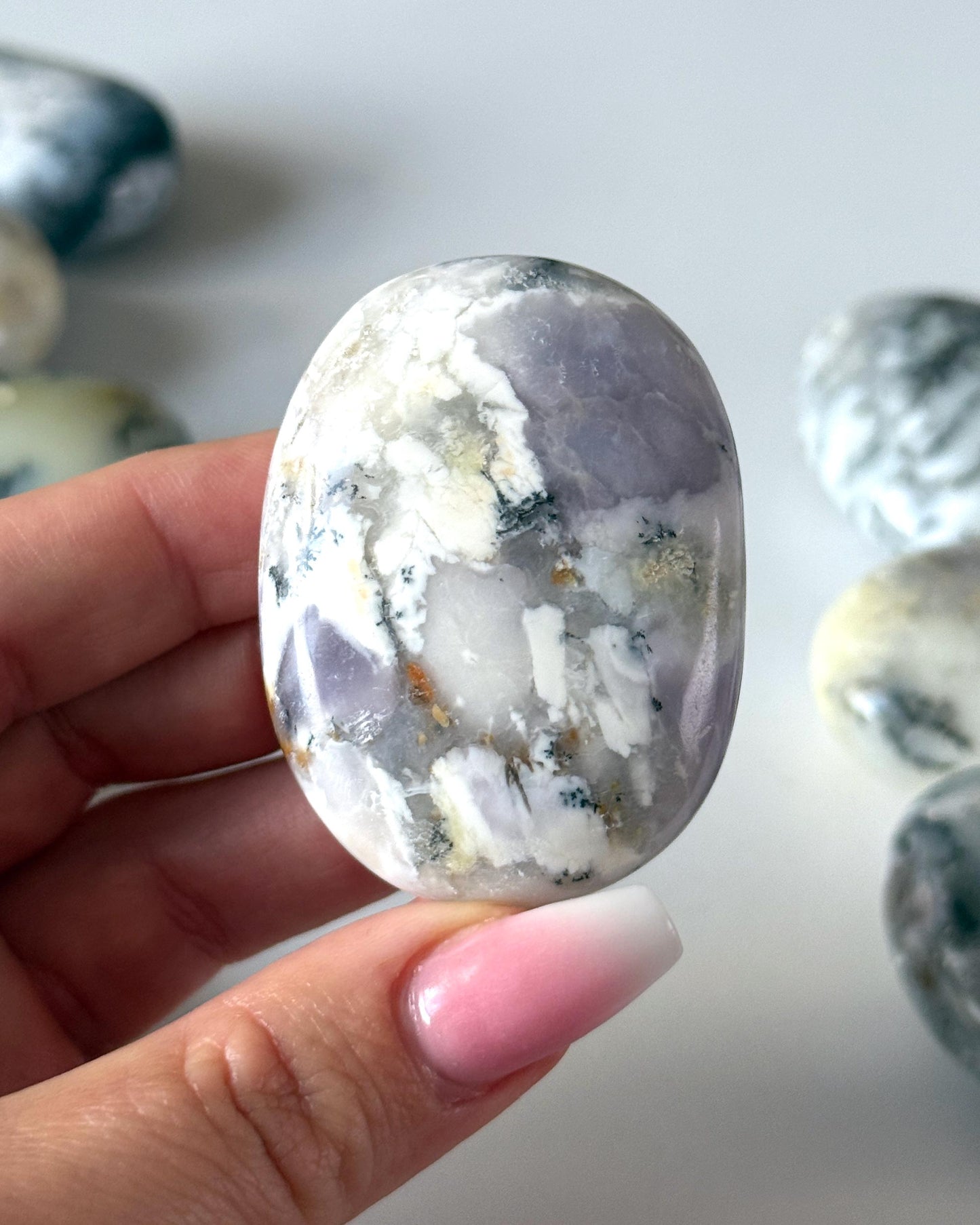 Dendritic Opal Palm Stone