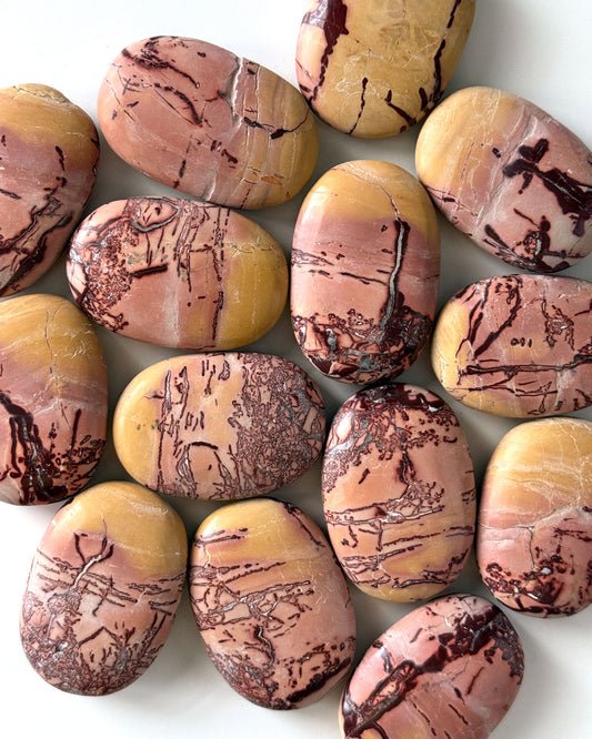 Dusty Rose Mookaite Palm Stone