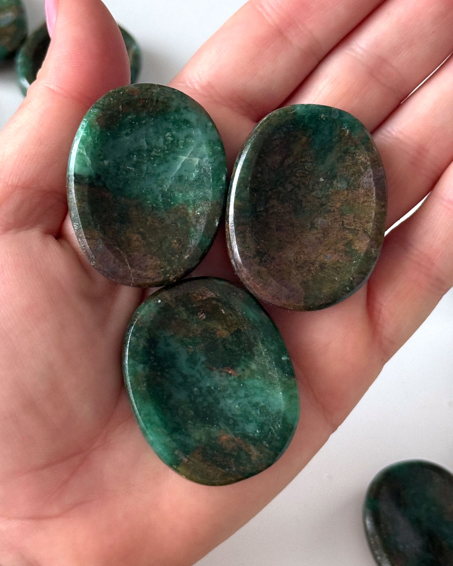 Emerald Jade Worry Stone
