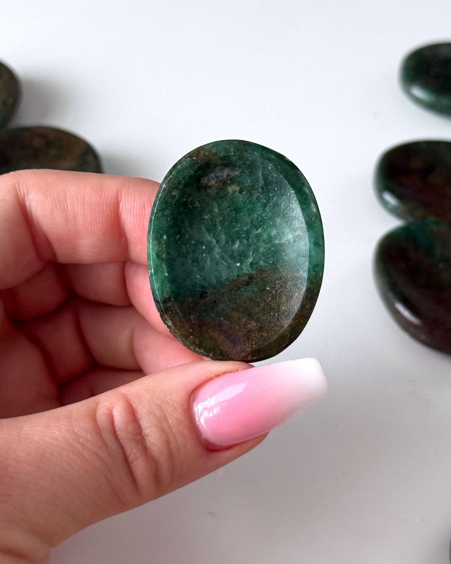 Emerald Jade Worry Stone