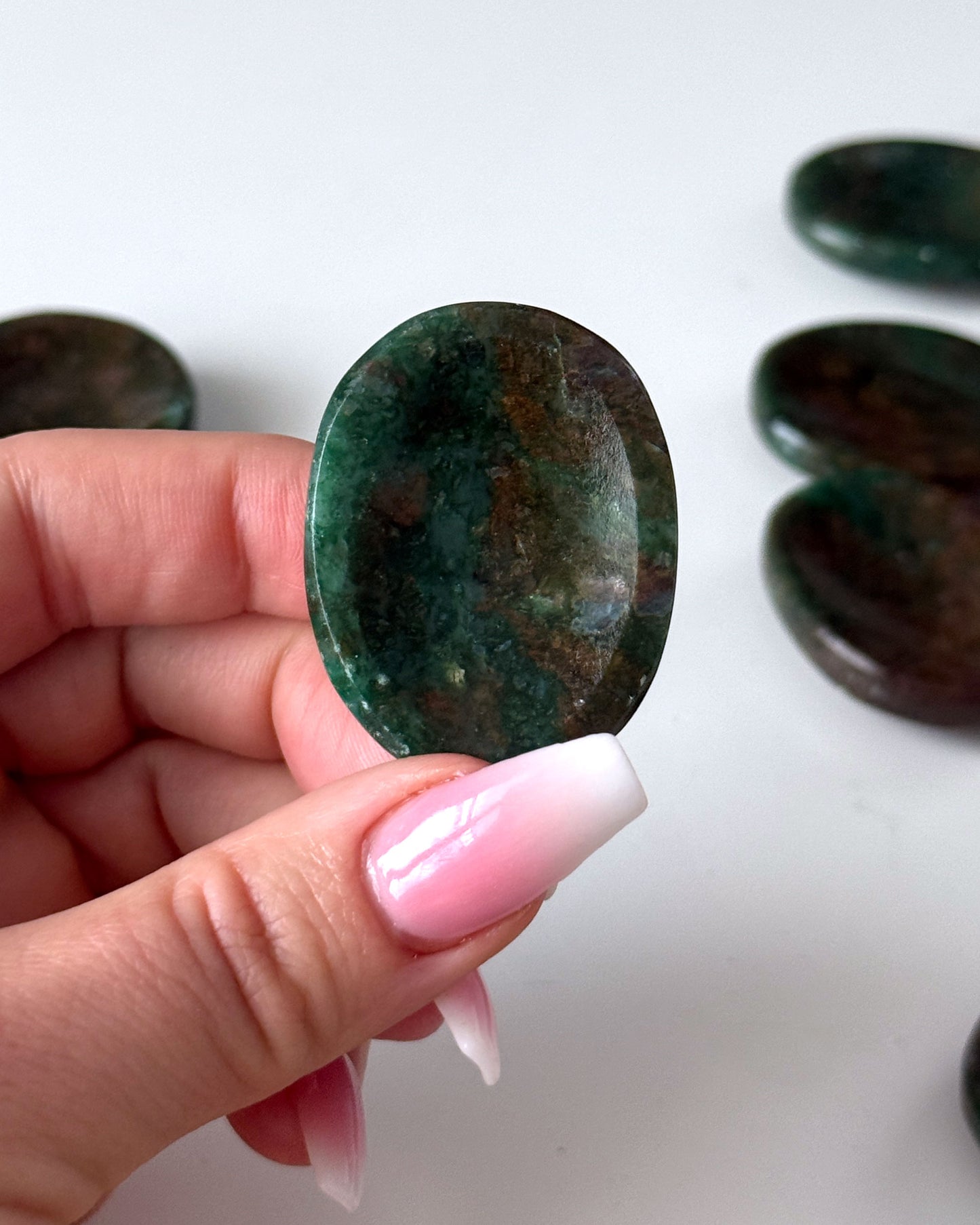 Emerald Jade Worry Stone