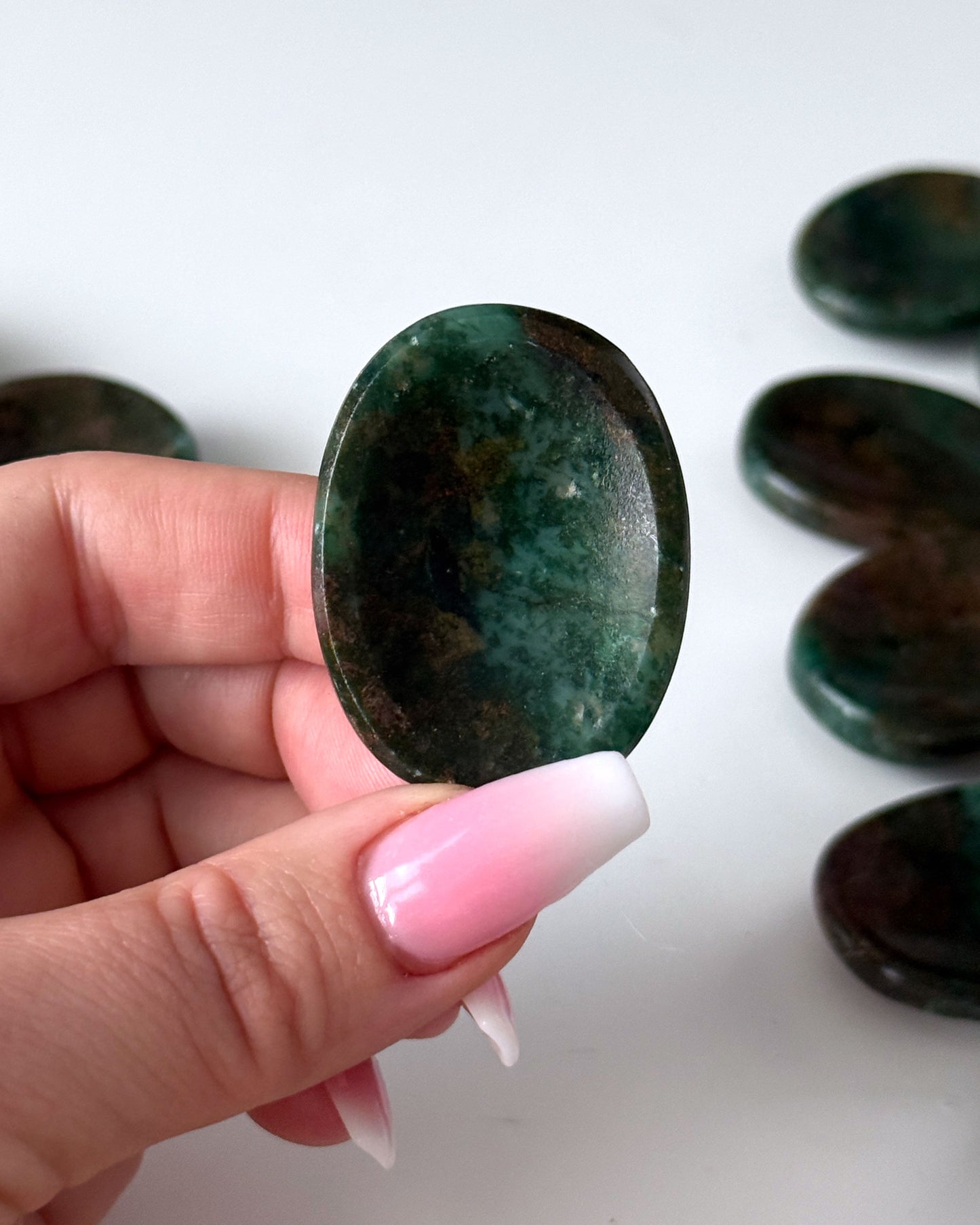 Emerald Jade Worry Stone