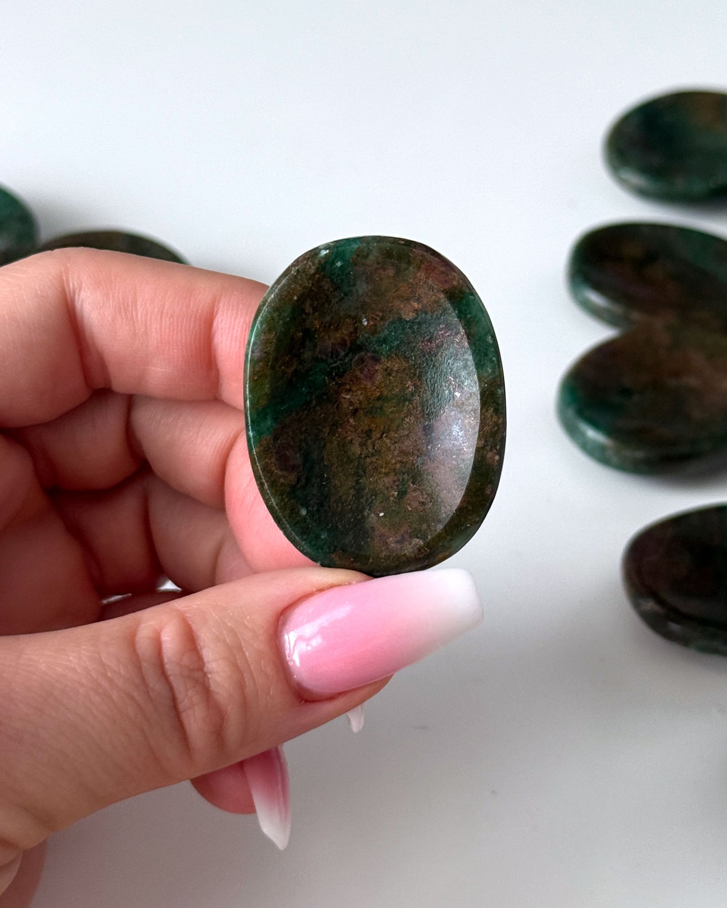 Emerald Jade Worry Stone