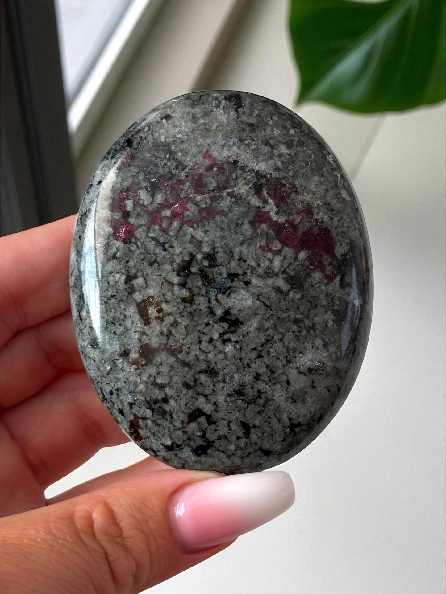 Eudialyte Palm Stone