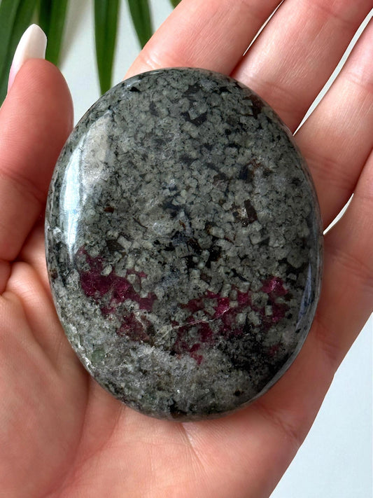 Eudialyte Palm Stone