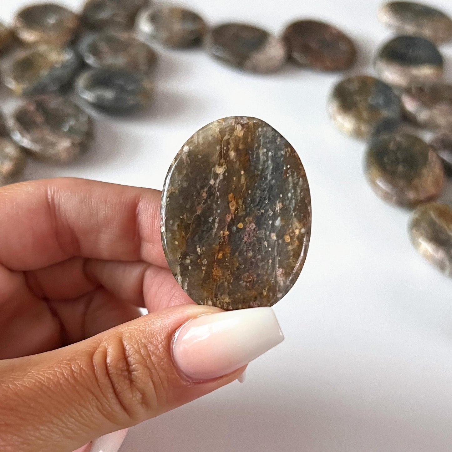 Fancy Agate Worry Stone