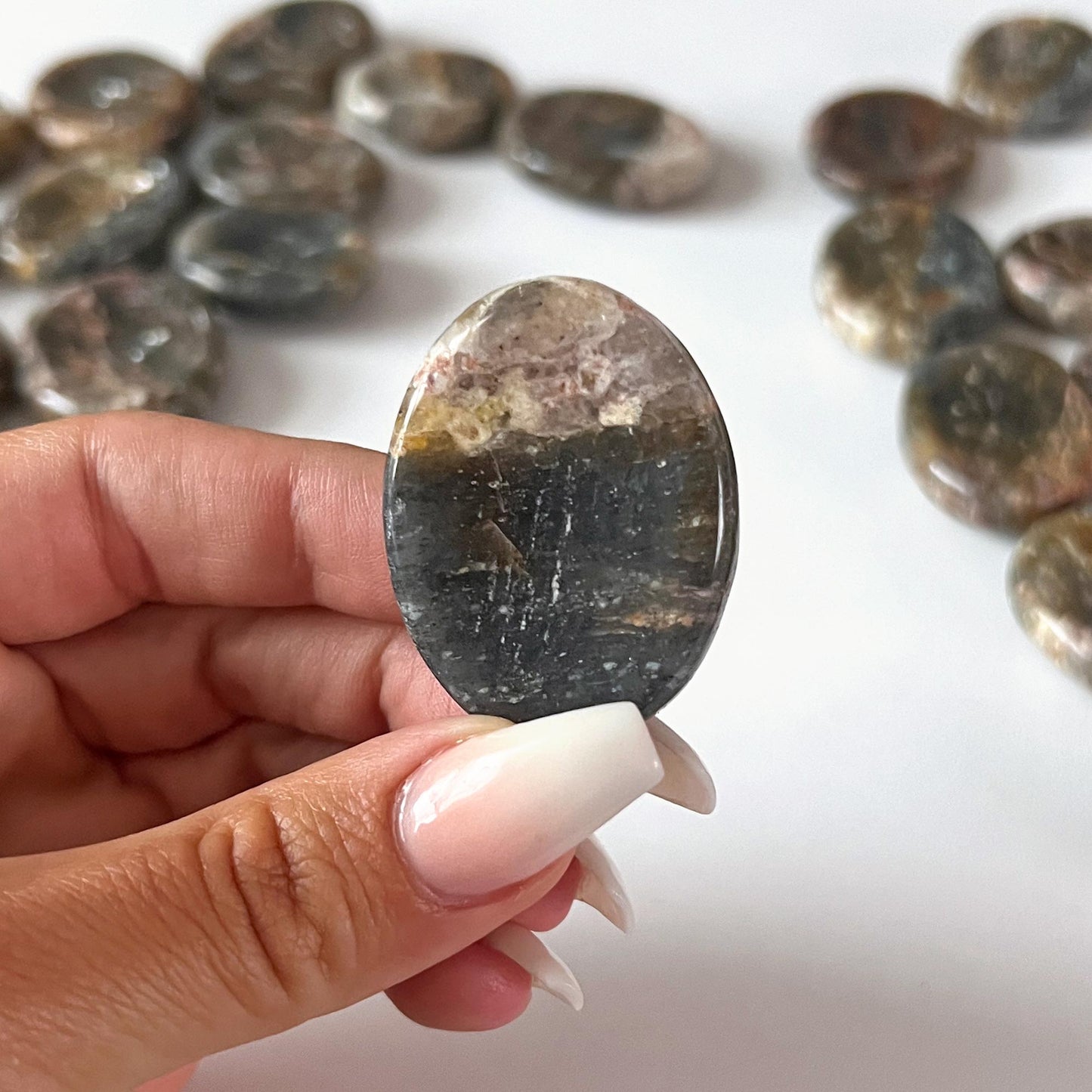 Fancy Agate Worry Stone