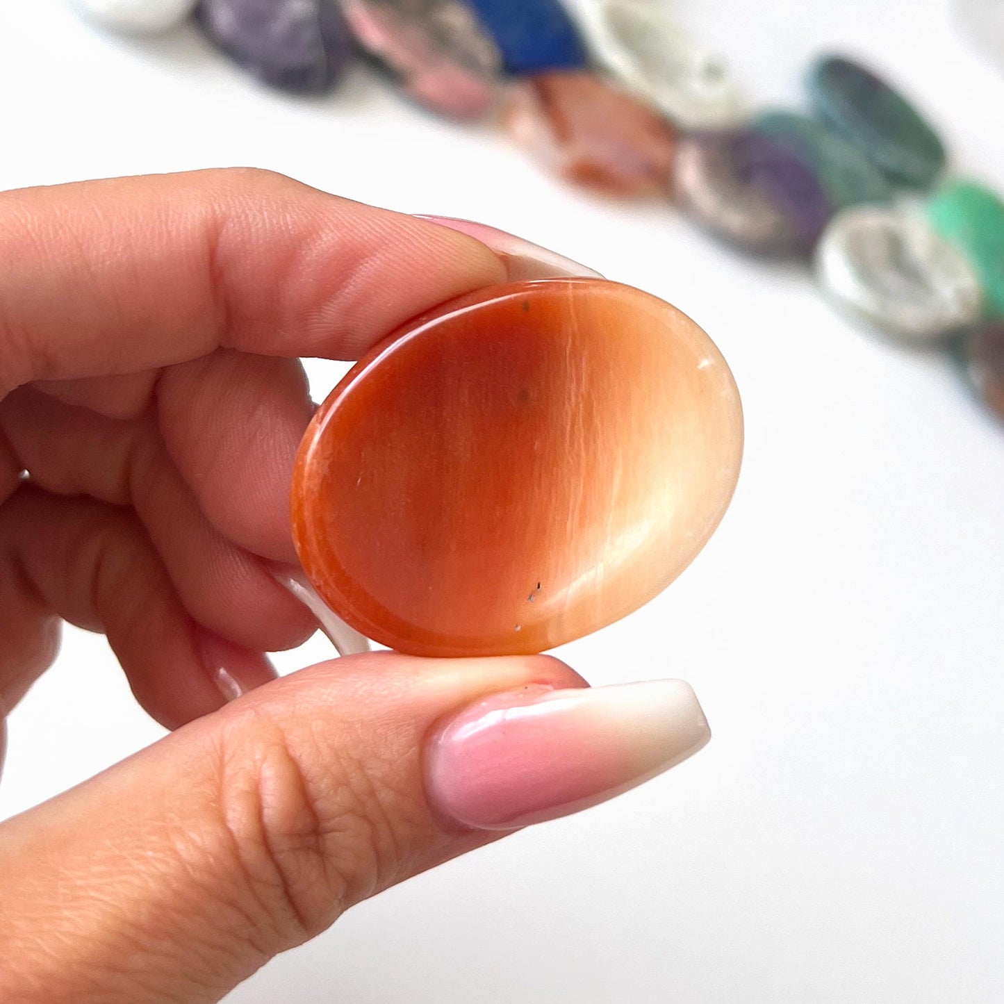 Orange Aventurine Worry Stone