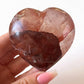 Fire Quartz Puffy Heart