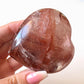 Fire Quartz Puffy Heart