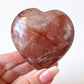 Fire Quartz Puffy Heart