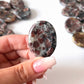 Garnet in Arfvedsonite Worry Stone