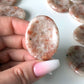 Flashy Sunstone Worry Stone
