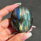 Flashy Labradorite Palm Stone